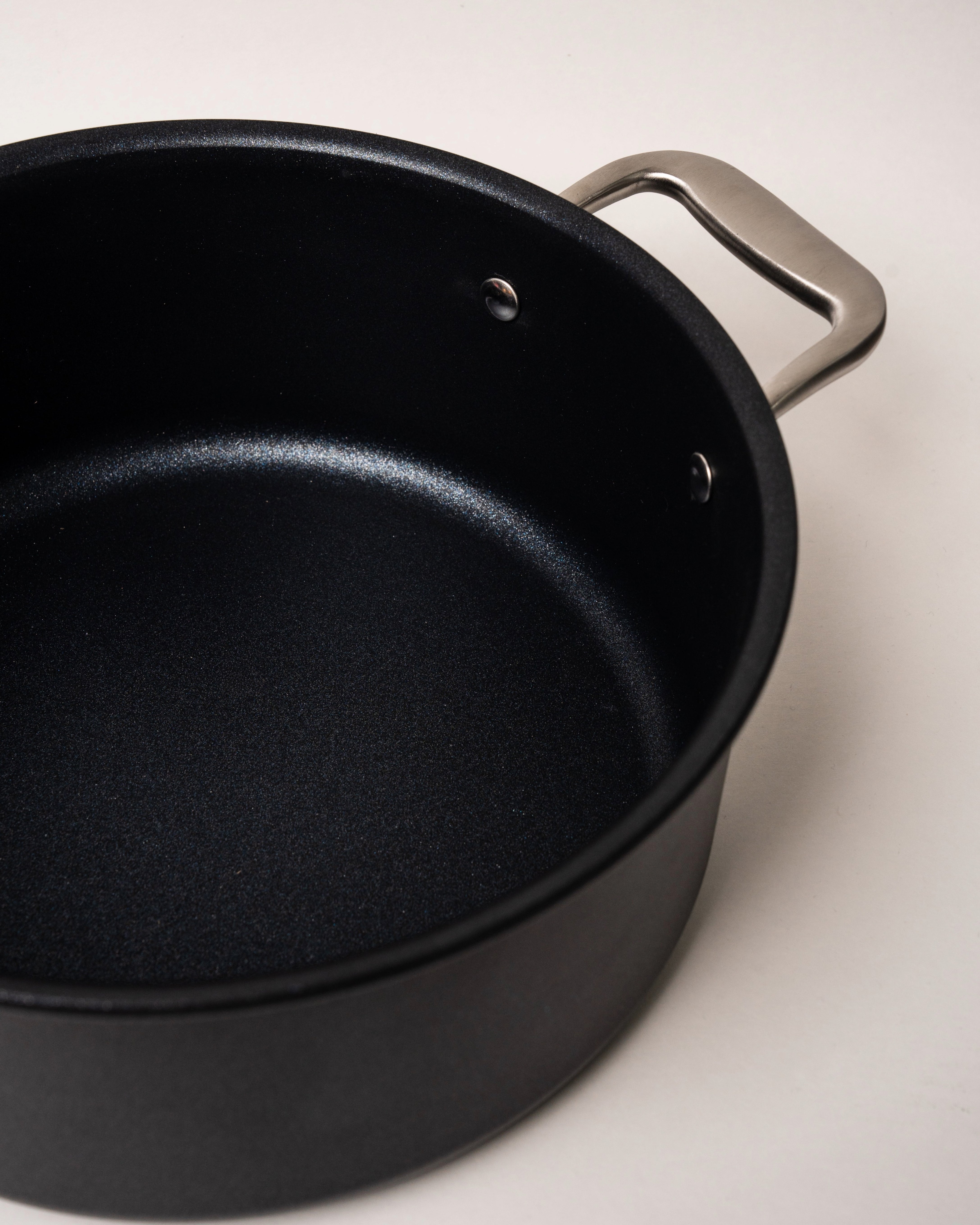 BioDiamond diamond-crystal coated pot, 10.2 inch, black non-stick finish