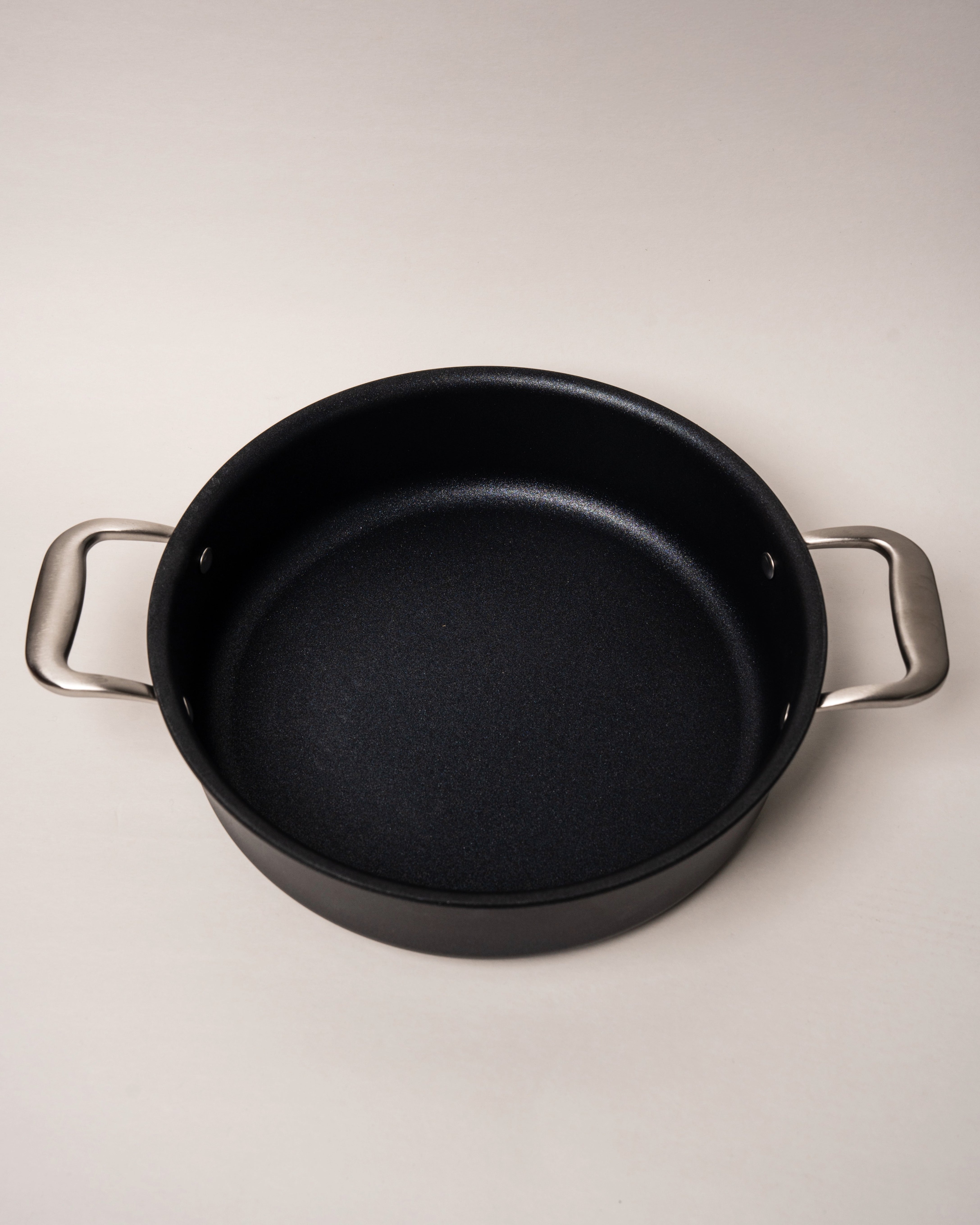 Overhead view of BioDiamond diamond-coated pot showing non-stick interior