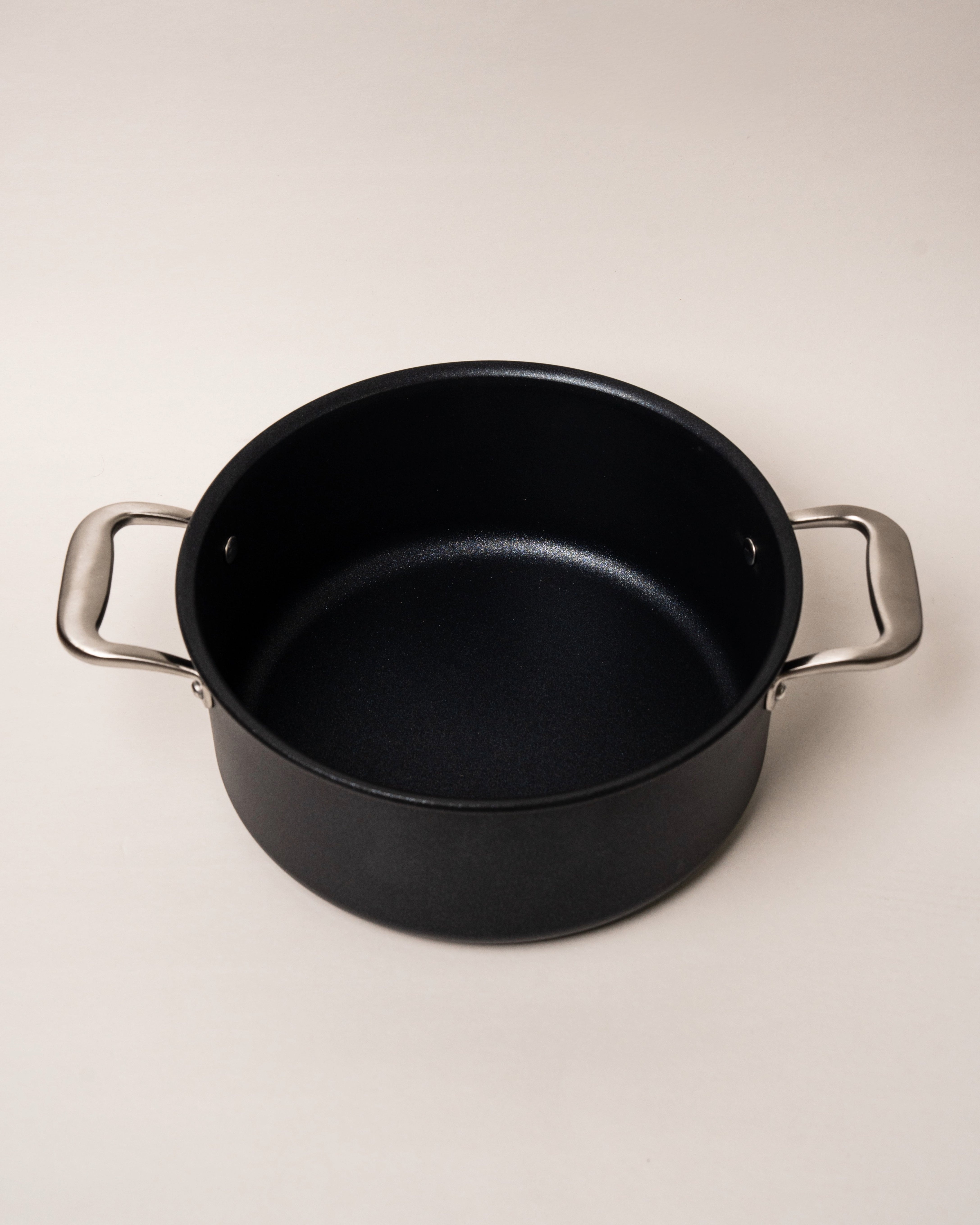 Overhead view of BioDiamond diamond-coated pot showing non-stick interior